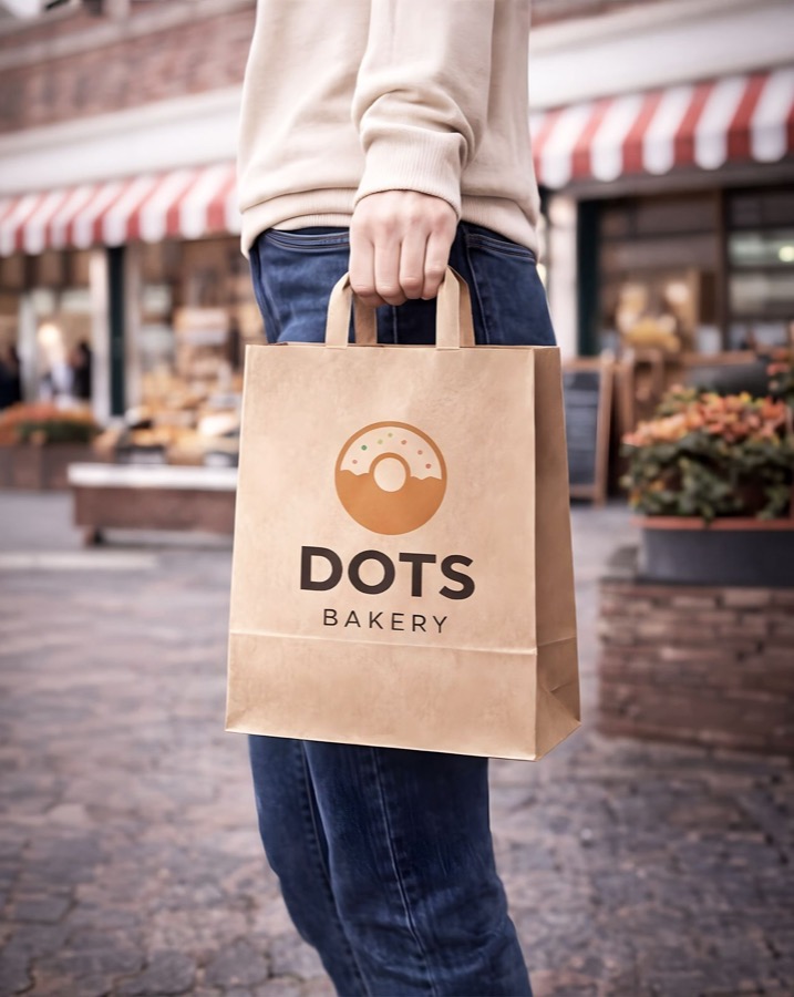 Shopper avana per panetteria