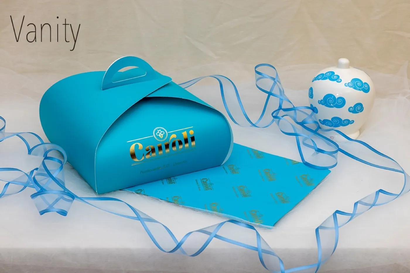 Vanity box personalizzata per pasticceria